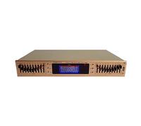Equalizzatore audio Hi-Fi, equalizzatore grafico digitale professionale con display a LED dello spettro, Bluetooth integrato e telecomando per uso in studio