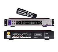 Equalizzatore Audio Hifi, Equalizzatore Grafico Stereo Audio A 32 Bande Con Telecomando, 12 Modalità Ritmica, Controllo Del Volume, Analizzatore Di Spettro Musicali Per Lo Studio Di Registrazi silver