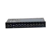 Equalizzatore audio per auto a 9 bande con chip DSP 12 V CC, uscita subwoofer anteriore e posteriore, controllo del tono per un suono stereo migliorato