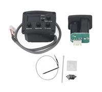 Equalizzatore dell'amplificatore di preamplificatore ukulele con schermata LCD 3 banda eq ukelele pickup preamplificatore per chitarra elettrica acustica compatta di plastica