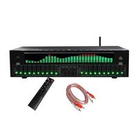 Equalizzatore Digitale 31 Bandi, EQ Grafico Audio Stereo Con Analizzatore Di Spettro Musicale LED, Riduzione Del Rumore, 12 Modelli Di Ritmo, Per L’Registrazione In Studio