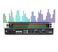 Equalizzatore digitale a 31 bande con display LCD dello spettro, 10 effetti preimpostati, riduzione automatica del rumore e regolazione indipendente bassi/medio/alta per la registrazione in studio