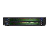 Equalizzatore digitale a 31 bande, equalizzatore audio digitale, EQ grafico stereo a doppio canale, con display a spettro LED, personalizza 10 risultati preimpostati, per audio domestico