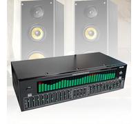 Equalizzatore digitale a 31 bande: equalizzatore grafico stereo con analizzatore di spettro audio, 12 modelli di ritmo e doppia sintonizzazione indipendente a 10 bande per professionisti dell'audio