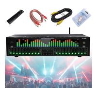 Equalizzatore Digitale A 31 Bande, Supporta Bluetooth 5.4, Equalizzatore Grafico Stereo, Analizzatore Di Spettro Musicale, Decodifica Audio Digitale Ottico-coassiale, Riduzione Del Rumore