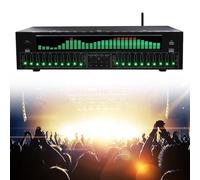 Equalizzatore digitale audio stereo grafico EQ LED Analizzatore di spettro musicale con 12 modelli di ritmo e 31 segmenti per studio di registrazione