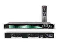 Equalizzatore digitale, equalizzatore audio grafico stereo, display spettro, 21 effetti preimpostati, regolazione degli alti medio-bassi, riduzione del rumore, montaggio rack 1U per audio da studio