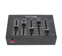 Equalizzatore EQ a 3 Bande, EQ, Stereo Alto Medio Basso Suono Bilanciamento Canale Controllo Volume Preamplificatore con Alimentatore Booster Isolato, Circuito NE5532 per HIFI,