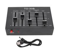 Equalizzatore EQ a 3 Bande, Equilibrio tra Canale Audio Stereo, Medio e Basso con Preamplificatore di Controllo del Volume per Sintonizzazione Audio Premium