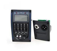 Equalizzatore EQ Per Chitarra Acustica A 4 Bande Prener Accordatore Pickup Piezoelettrico Con Scheda Battimento Microfono