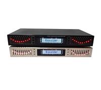 Equalizzatore EQ665 Equalizzatore HiFi Home EQ Equalizzatore Dual 10 Band Stereo Treble Treble Treble Bass Regolazione con Bluetooth integrato,Black