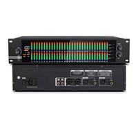 Equalizzatore grafico a 2 canali con display a LED, equalizzatore stereo professionale, 10 preset, riduzione automatica del rumore, regolazione a 3 bande per registrazione in studio