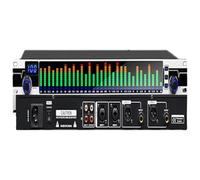 Equalizzatore grafico a 31 bande, equalizzatore digitale audio a 1 canale con 10 risultati preimpostati e riduzione automatica del rumore, eliminazione feedback DSP, produzione live migliorata in fase