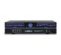 Equalizzatore grafico a doppio canale 1U per montaggio su rack, audio stereo a 22 bande con 10 effetti preimpostati e riduzione automatica del rumore, ideale per la registrazione di miglioramento del