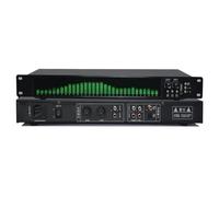 Equalizzatore grafico audio digitale stereo con riduzione del rumore, display a LED dello spettro musicale, 10 effetti preimpostati, Bluetooth e ingresso coassiale ottico per prestazioni sul palco