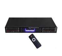 Equalizzatore grafico digitale a 20 bande, processore audio Bluetooth/USB con telecomando per registrazione in studio e miglioramento del suono dal vivo