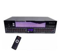 Equalizzatore Grafico Hi-Fi, Equalizzatore Digitale A 20 Bande, Analizzatore Di Spettro Con Telecomando, Display A LED Dello Spettro, 15 Stili Dinamici, Funzione Riduzione Rumore