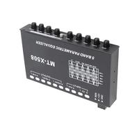 Equalizzatore Grafico per Auto, Equalizzatore Audio per Auto Regolabile 5 Bande Sintonizzazione Precisa Sintonia EQ Amplificatore Crossover Equalizzatore Grafico
