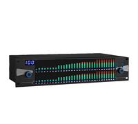 Equalizzatore grafico professionale a doppio canale con 31 bande, elaborazione DSP, 10 preset, display LCD, regolazione a 3 bande e riduzione intelligente del rumore per il miglioramento audio da