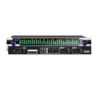 Equalizzatore grafico stereo a 31 bande con 10 effetti preimpostati e regolazione indipendente di bassi/medi/alti, display a spettro LED, per studio di registrazione