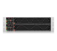 Equalizzatore grafico, stereo a 31 bande con rilevamento feedback, generatore di rumore, limitatore integrato, altezza rack standard per studio