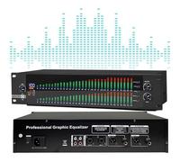 Equalizzatore Grafico Stereo A 31 Bande, Equalizzatore EQ Digitale, Chip Di Elaborazione DSP + 10 Effetti Preimpostati + Riduzione Automatica Del Rumore, Regolazione Delle Frequenze Alte/Medie/Basse