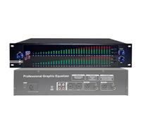 Equalizzatore grafico stereo a 31 bande, sintonizzatore audio a 2 canali, regolazione alti, medi e bassi, 10 effetti preimpostati, riduzione automatica del rumore, qualità audio in uscita HD, per st