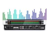 Equalizzatore grafico stereo audio digitale, equalizzatore grafico stereo a 31 bande, equalizzatore digitale/analizzatore di spettro audio, riduzione automatica del rumore