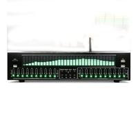 Equalizzatore Grafico Stereo, Equalizzatore Audio Digitale Bluetooth 6.0, Riduzione Del Rumore E Regolazione Indipendente, Display Dinamico A Led A 12 Livelli Per Lo Spettro, Decodificatore