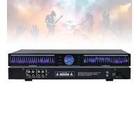 Equalizzatore grafico stereo professionale a 22 bande con 10 effetti preimpostati, equalizzatore digitale, riduzione automatica del rumore, montaggio a rack 1U a doppio canale per palco, concerto