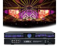 Equalizzatore grafico stereo professionale a 22 bande con 10 effetti preimpostati, montaggio a rack 1U a doppio canale, riduzione automatica del rumore per studio di registrazione
