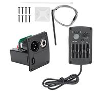Equalizzatore preamplificatore a 5 bande per chitarra , accordatore per chitarra , kit completo, pickup, equalizzatore per chitarra elettrica