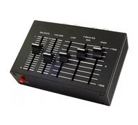 Equalizzatore stereo, equalizzatore for auto a 3 bande, equalizzatore preamplificatore stereo, con regolazione del bilanciamento, controllo del volume alti/medi/bassi, uscite/ingressi RCA