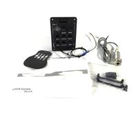 Equalizzatori per chitarra acustica Sintonizzatore Pickup Piezo Equalizzatori a 4 bande Preamplificatori per chitarra acustica Pickup Piezo Tuner Preamplificatore Miscela microfono