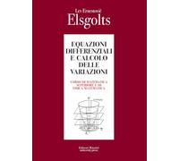 Equazioni differenziali e calcolo delle variazioni