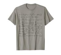 Equazioni e formule matematiche, calcolo e algebra; scienza Maglietta