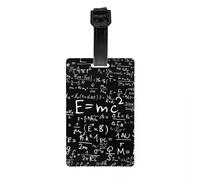 Equazioni fisiche Etichette per bagagli Geek Scienza Matematica Etichette per bagagli Copertina Privacy Carta d'identità