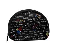 Equazioni matematiche, formule matematiche, piccola borsa portaoggetti per assorbenti igienici per il trucco, portamonete per cosmetici da donna