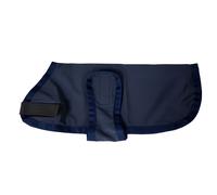 EQuest Cappotto per Cani IN Softshell-Material,Blu Marino - 35 CM a Vento Giacca