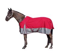EQuest Coperta da Esterni Rainmaster 0g, Telo Impermeabile per Cavalli, Rosso/