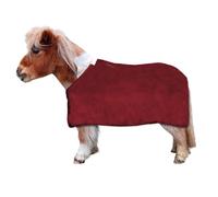EQuest Dralon Coperta da Cavallo Speciale per Shettys, Bordeaux - 70 CM Scuderia