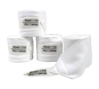 EQuest Pile Bendaggio Act-Line per Cavalli,4er Set - Bianco Imbottitura Training