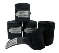 EQuest Pile Bendaggio Act-Line per Cavalli, 4er Set - Nero Imbottitura Training