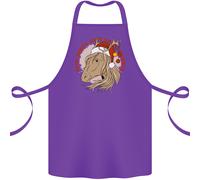 Equestre Caro Babbo Natale Divertente Cavallo Cotone Grembiule 100% Biologico