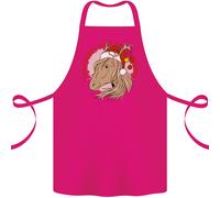 Equestre Caro Babbo Natale Divertente Cavallo Cotone Grembiule 100% Biologico