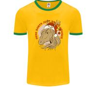 Equestre Caro Babbo Natale Divertente Cavallo Natale Uomo Ringer