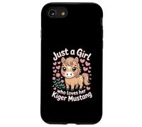 Equestre Solo una ragazza che ama la sua Kiger Mustang Custodia per iPhone SE (2020) / 7/8