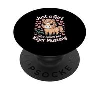 Equestre Solo una ragazza che ama la sua Kiger Mustang PopSockets PopGrip Adesivo