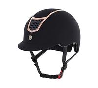 Equestro cap Modello Eclipse Plain Velvet S, Oro Rosa