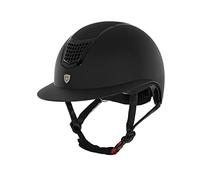 LeMieux Casco da equitazione Eclipse Polo Visiera larga opaco M Nero